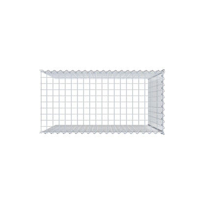 Gabion rapporté type 4 100 cm x 100 cm x 50 cm (L x H x P), mailles 5 cm x 5 cm, spirale