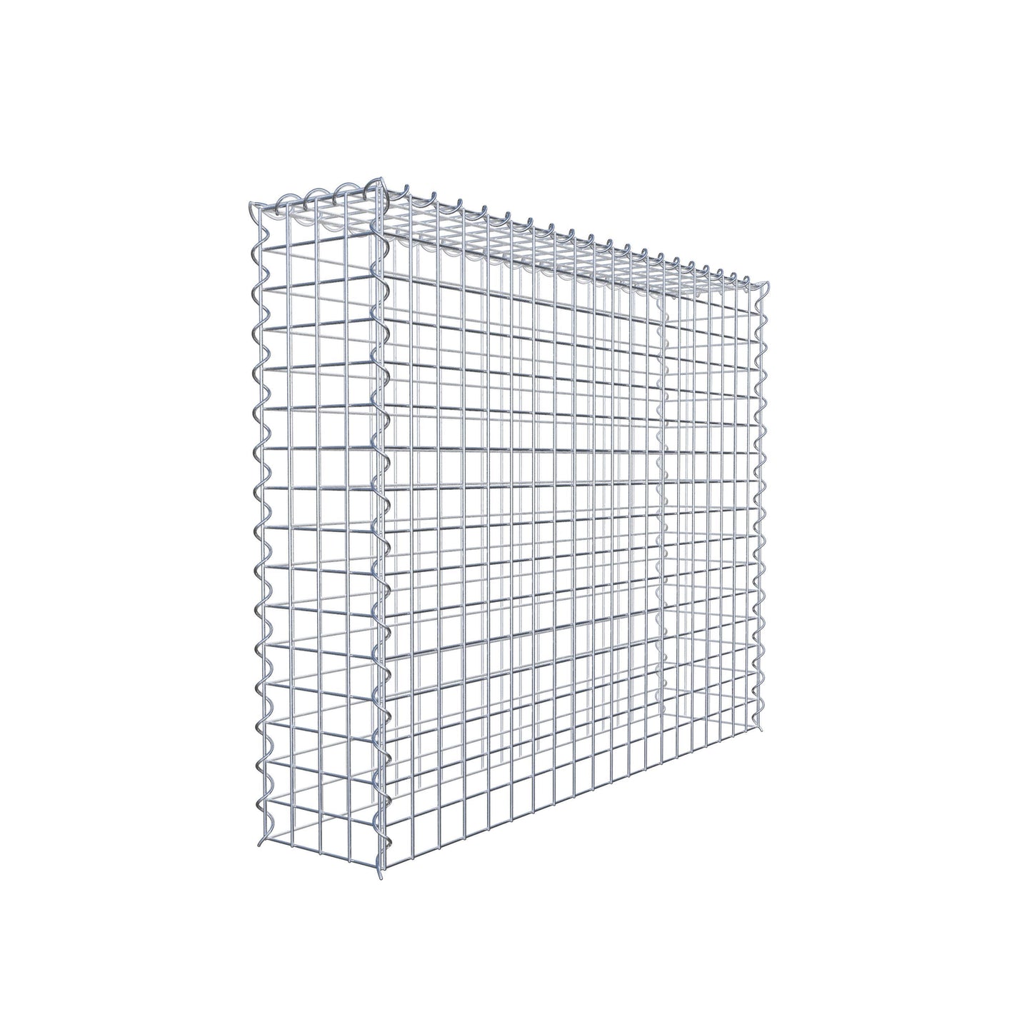 Add-on schanskorf type 3 100 cm x 80 cm x 20 cm (L x H x D), maaswijdte 5 cm x 5 cm, spiraalvormig