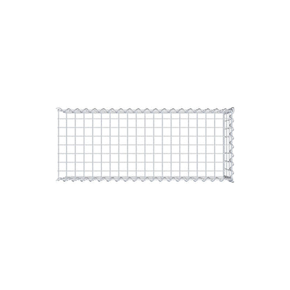 Extra gabion typ 4 100 cm x 30 cm x 40 cm (L x H x D), maskstorlek 5 cm x 10 cm, spiral