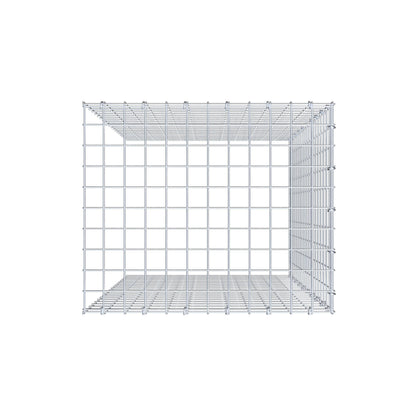 Gavión acoplable tipo 4 100 cm x 60 cm x 50 cm (L x A x P), malla 5 cm x 5 cm, anillo en C