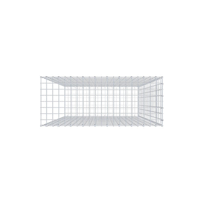 Anbaugabione Typ 2 200 cm x 100 cm x 40 cm, Maschenweite 5 cm x 10 cm, C-Ring