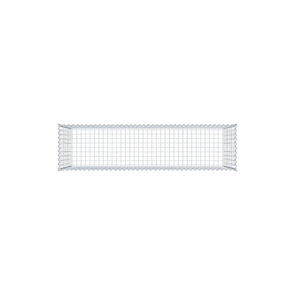 Anbaugabione Typ 3 200 cm x 100 cm x 50 cm (L x H x T), Maschenweite 5 cm x 10 cm, Spirale