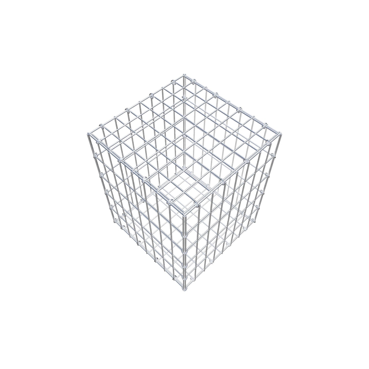 Gabion 50 cm x 40 cm x 40 cm (L x H x D), maskestørrelse 5 cm x 10 cm, C-ring