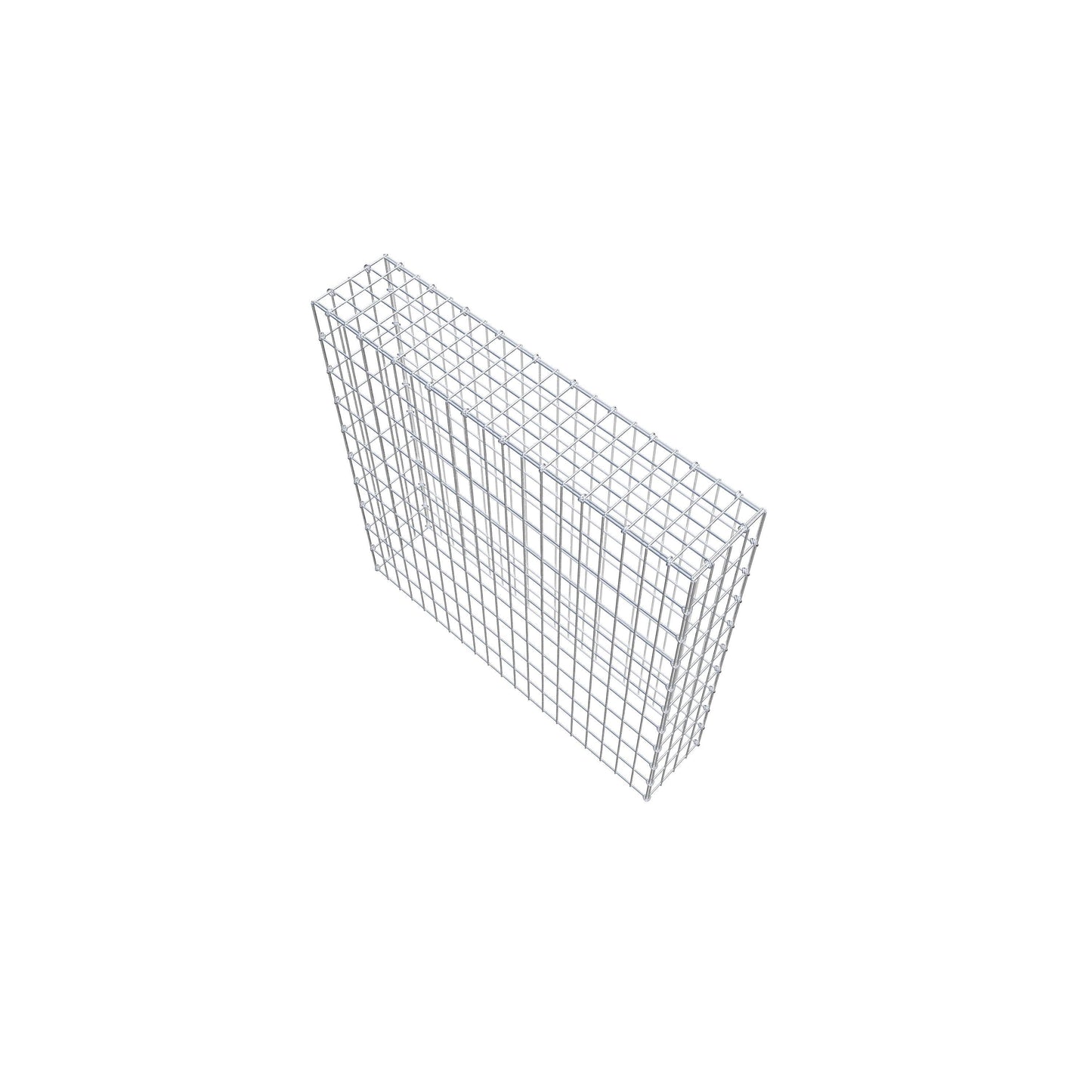 Fourche rapportée type 3 100 cm x 100 cm x 20 cm (L x H x P), mailles 5 cm x 10 cm, anneau C