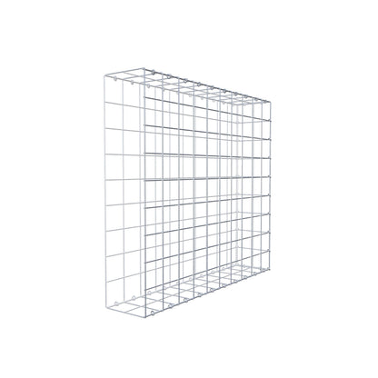 Fourche rapportée type 2 100 cm x 90 cm x 20 cm (L x H x P), mailles 10 cm x 10 cm, anneau en C