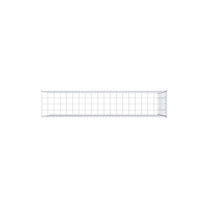 Grown-on gabion type 4 200 cm x 100 cm x 40 cm (L x H x D), mesh size 10 cm x 10 cm, spiral