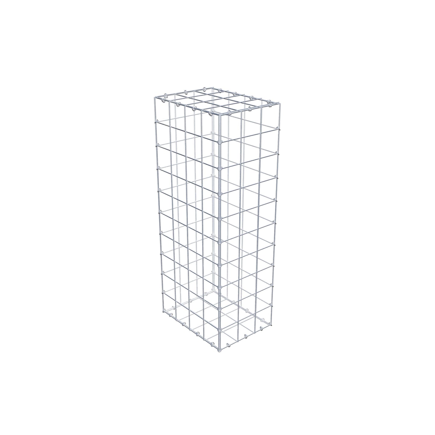 Gabione 100 cm x 40 cm x 30 cm (L x H x T), Maschenweite 10 cm x 10 cm, C-Ring