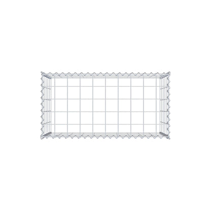 Grown-on gabion type 3 100 cm x 50 cm x 50 cm (L x H x D), mesh size 10 cm x 10 cm, spiral