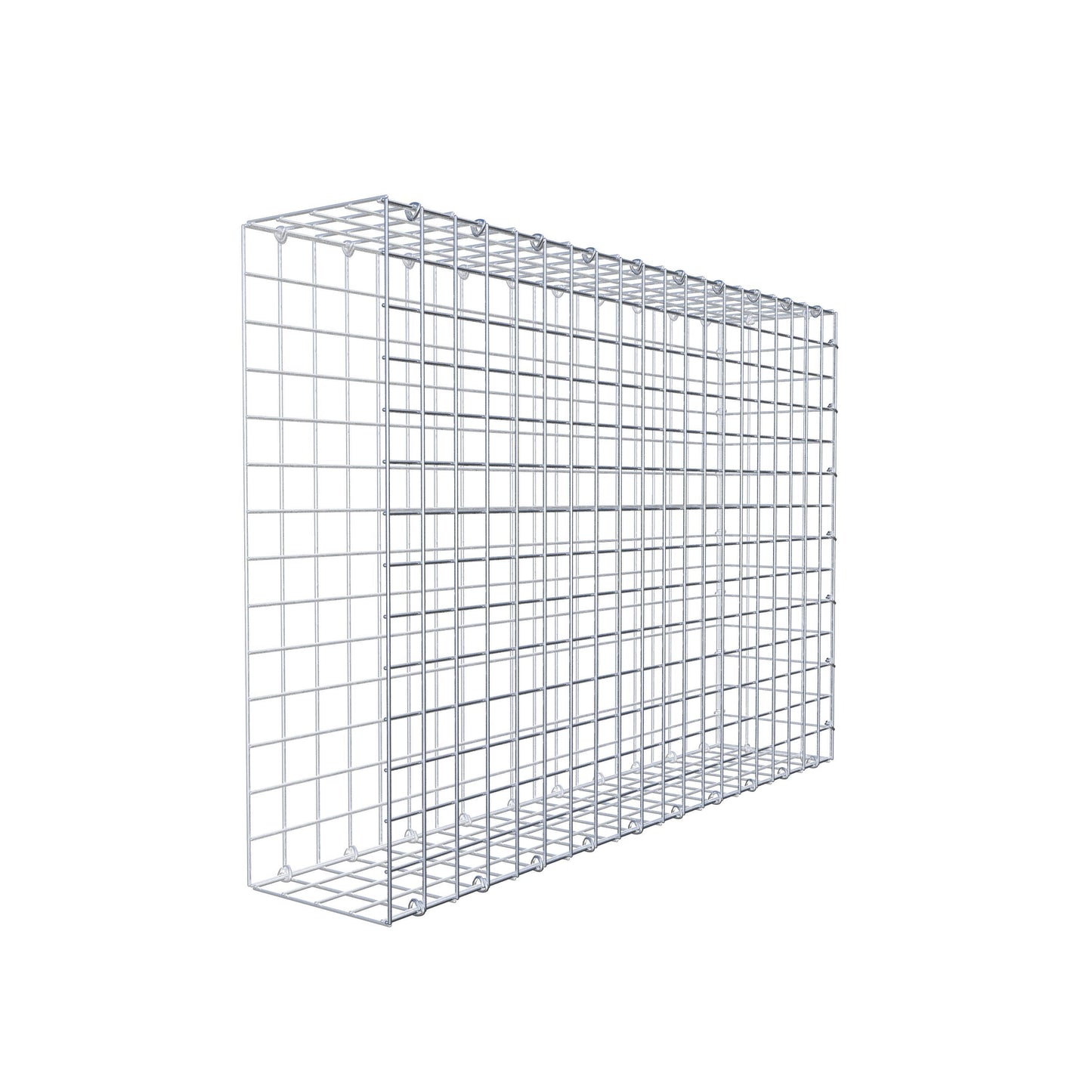 Gabbione aggiuntivo di tipo 2 100 cm x 70 cm x 20 cm (L x H x P), maglia 5 cm x 5 cm, anello a C