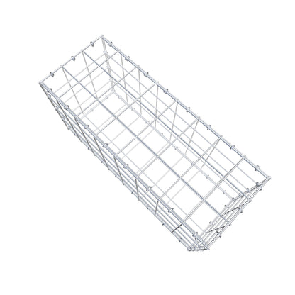 Gabione 80 cm x 40 cm x 30 cm (L x H x T), Maschenweite 10 cm x 10 cm, C-Ring