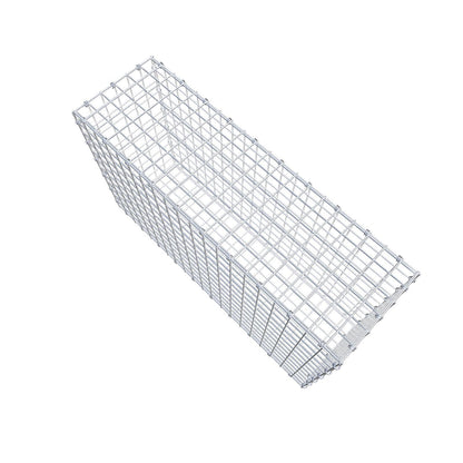 Gabião 100 cm x 60 cm x 30 cm (C x A x P), malhagem 5 x 5 cm, anel espiral
