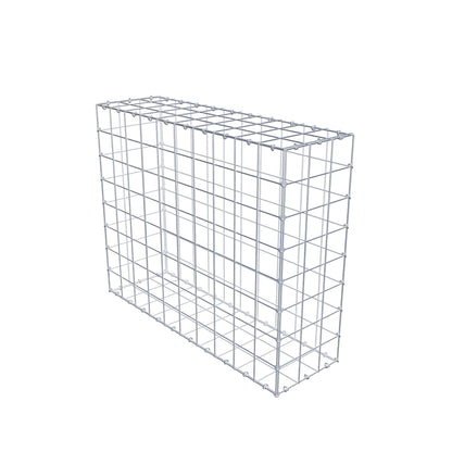 Gabione 100 cm x 80 cm x 30 cm (L x H x T), Maschenweite 10 cm x 10 cm, C-Ring
