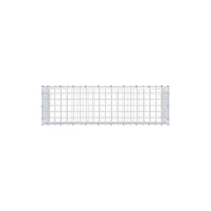 Gabione 100 cm x 40 cm x 30 cm (L x H x T), Maschenweite 5 x 5 cm, Spiralring