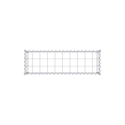 Anbaugabione Typ 3 100 cm x 30 cm x 30 cm (L x H x T), Maschenweite 10 cm x 10 cm, Spirale