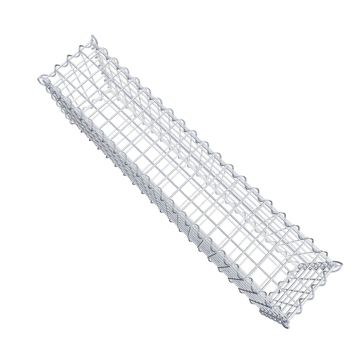 2er Set Gabionen 100 cm x 30 cm x 20 cm (L x H x T), Maschenweite 5 x 5 cm, Spirale