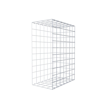 Fourche rapportée type 2 100 cm x 70 cm x 40 cm (L x H x P), mailles 10 cm x 10 cm, anneau en C