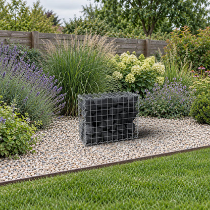 Gabion 50 cm x 40 cm x 20 cm (L x H x P), mailles 5 cm x 5 cm, spirale