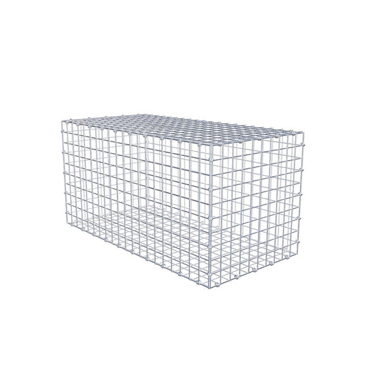 Gabion 100 cm x 50 cm x 50 cm (L x H x D), mesh size 5 x 5 cm, spiral ring