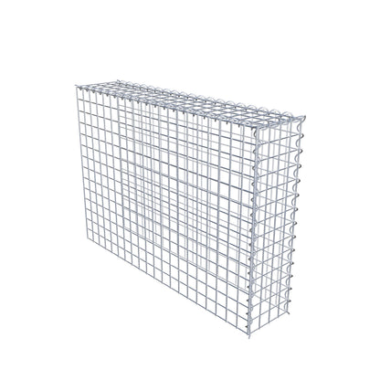 Gabião Tipo 4 100 cm x 70 cm x 20 cm (C x A x P), malhagem 5 cm x 5 cm, espiral