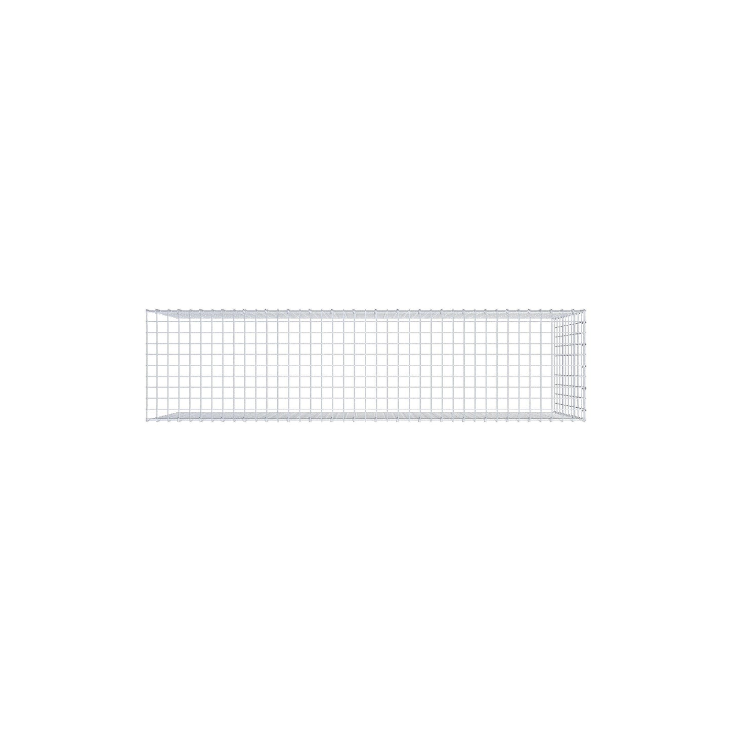 Extra gabion typ 4 200 cm x 100 cm x 50 cm (L x H x D), maskstorlek 5 cm x 10 cm, C-ring