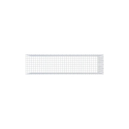 Extra gabion typ 4 200 cm x 100 cm x 50 cm (L x H x D), maskstorlek 5 cm x 10 cm, C-ring