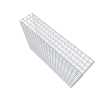Gabion 100 cm x 70 cm x 20 cm (L x H x D), mesh size 5 cm x 5 cm, C-ring