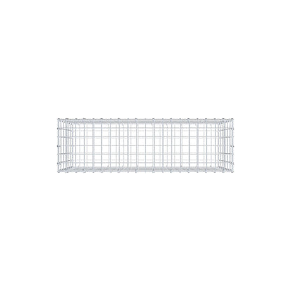 Gabion 100 cm x 60 cm x 30 cm (L x H x P), mailles 5 cm x 10 cm, anneau en C