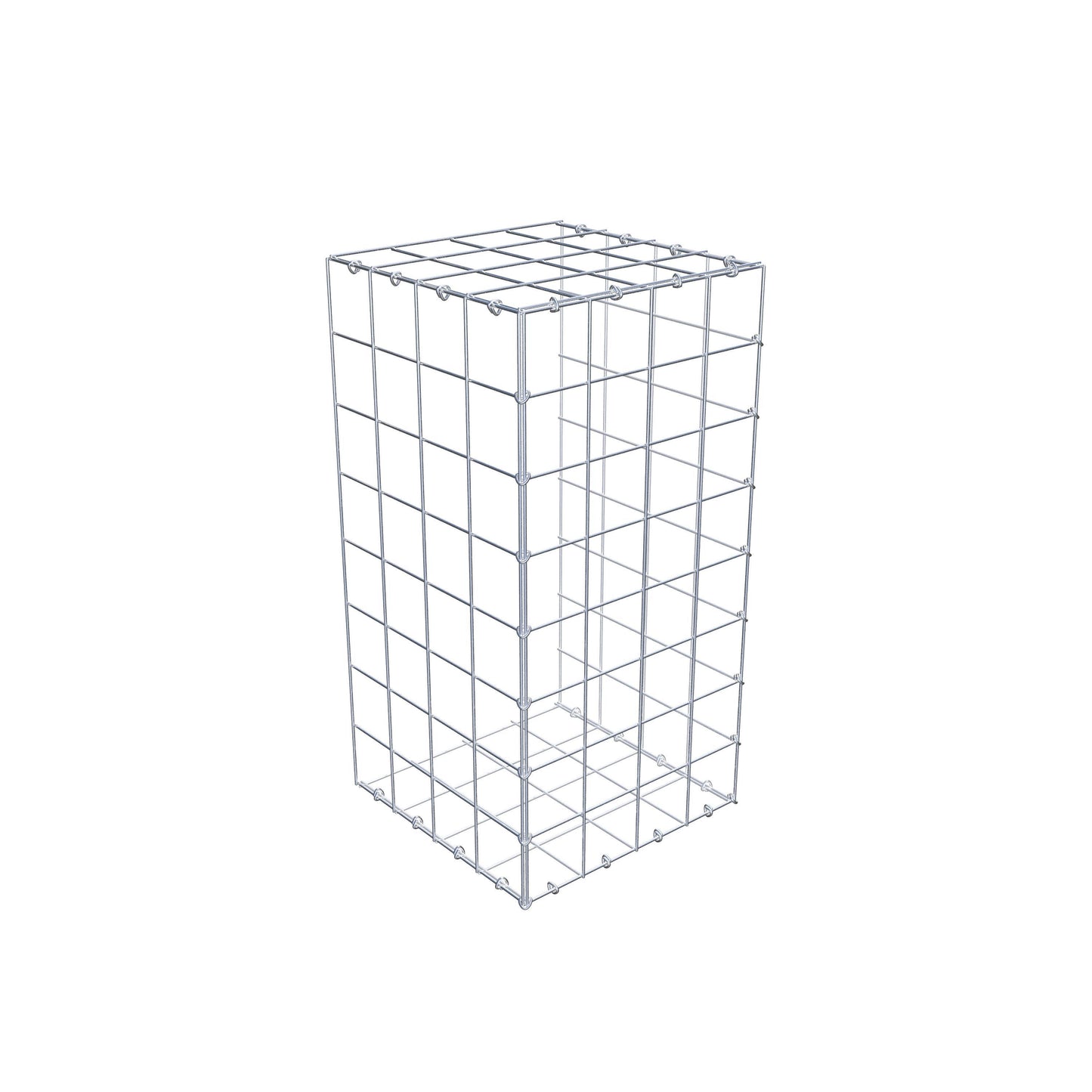 Pila adicional tipo 2 80 cm x 40 cm x 40 cm (L x A x P), malla 10 cm x 10 cm, anillo en C