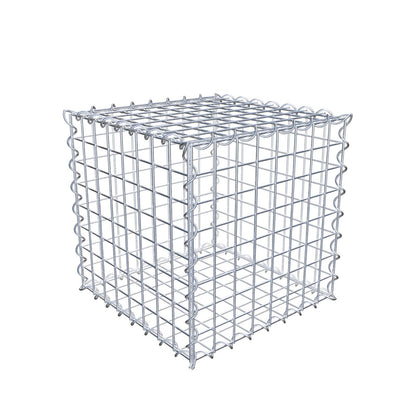 Gabione 40 cm x 40 cm x 40 cm (L x H x T), Maschenweite 5 cm x 5 cm, Spirale
