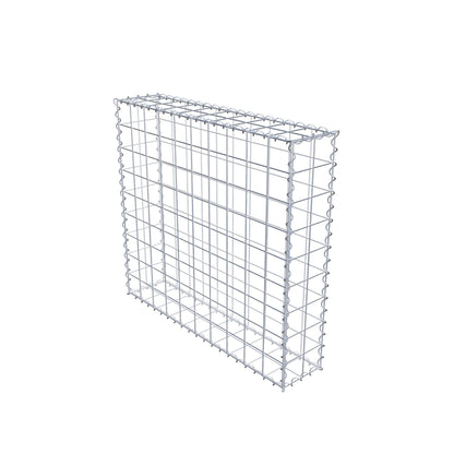 Gabião 100 cm x 90 cm x 20 cm (C x A x P), malhagem 10 cm x 10 cm, espiral