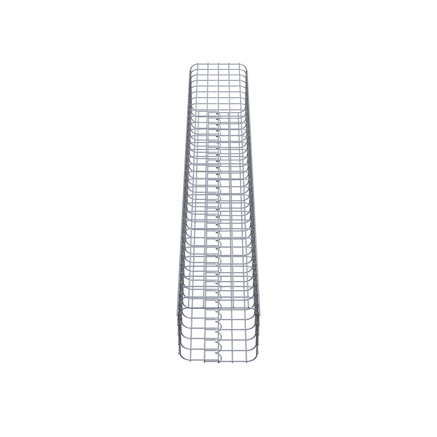 Gabionensäule eckig 27 cm x 27 cm, 160 cm Höhe, MW 5 cm x 5 cm