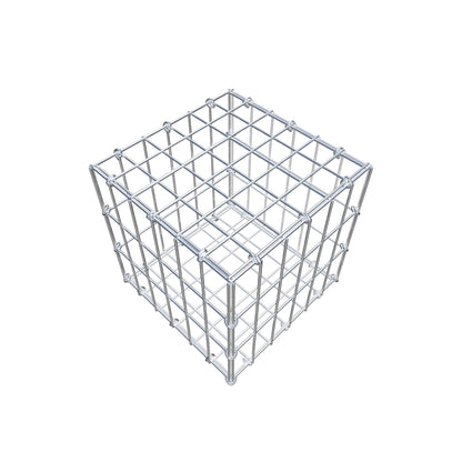 Gabion 30 cm x 30 cm x 30 cm (L x H x D), maskestørrelse 5 cm x 10 cm, C-ring