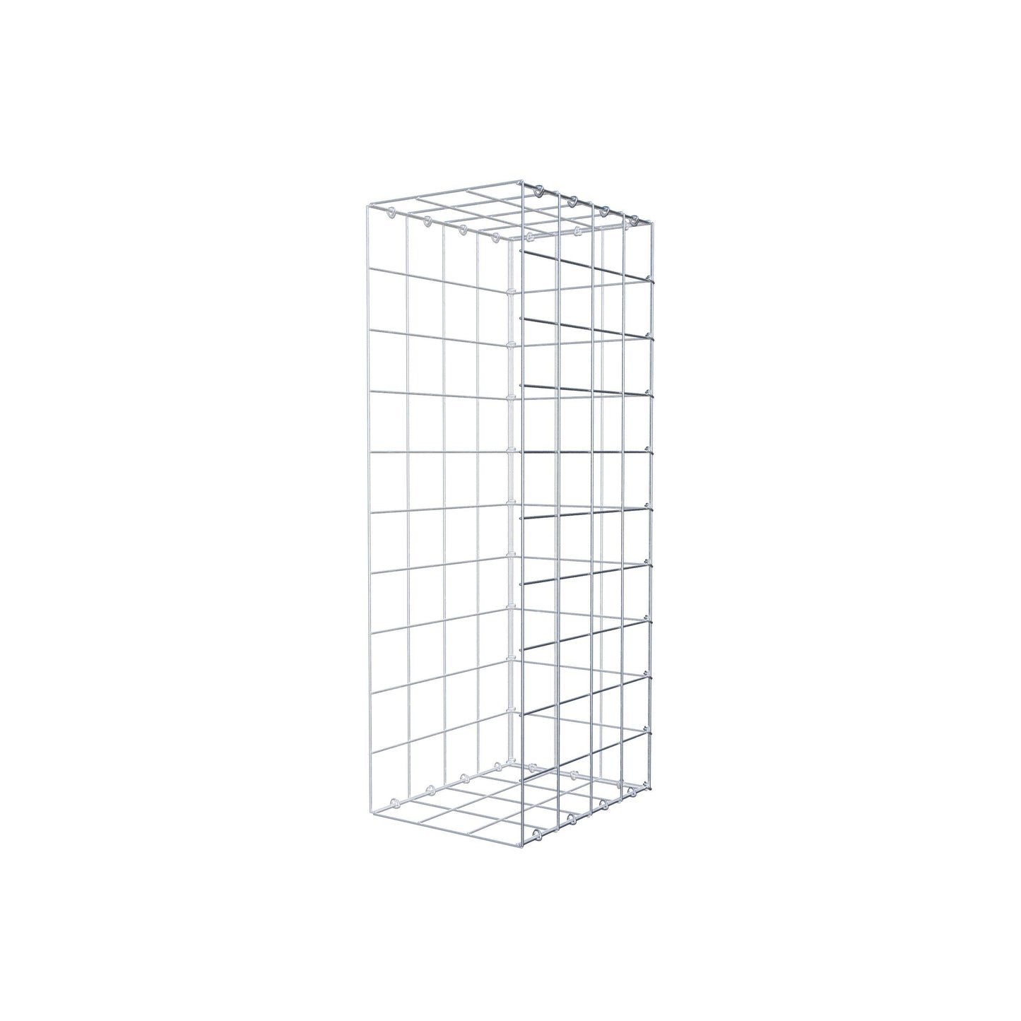 Gabião Tipo 2 100 cm x 40 cm x 30 cm (C x A x P), malhagem 10 cm x 10 cm, anel C