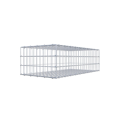 Gabion 100 cm x 30 cm x 50 cm (L x H x D), maskestørrelse 5 cm x 10 cm, C-ring