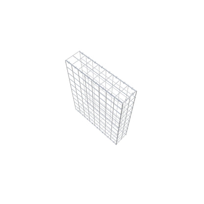 Gabbione aggiuntivo tipo 2 100 cm x 80 cm x 20 cm (L x H x P), maglia 10 cm x 10 cm, anello a C