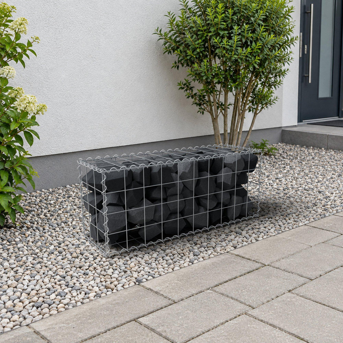 Gabion 100 cm x 40 cm x 30 cm (L x H x P), mailles 10 cm x 10 cm, spirale