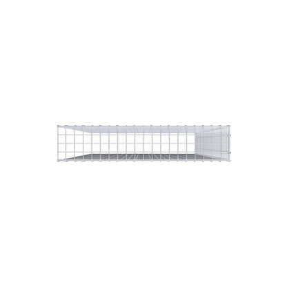 Gavión adicional tipo 4 200 cm x 100 cm x 20 cm (L x A x P), malla 5 cm x 5 cm, anillo en C