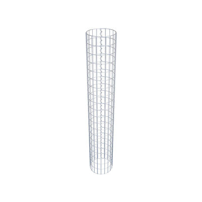 Gabionsøjle ca. 32 cm diameter, 200 cm højde, maskestørrelse 5 cm x 10 cm