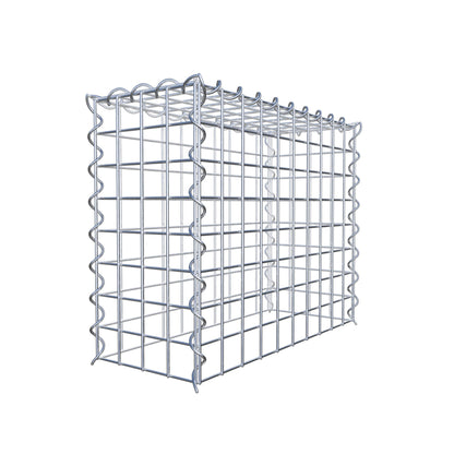 Anbaugabione Typ 3 50 cm x 40 cm x 20 cm (L x H x T), Maschenweite 5 cm x 5 cm, Spirale