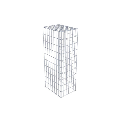 Gabião Tipo 4 100 cm x 40 cm x 30 cm (C x A x P), malhagem 5 cm x 10 cm, anel C