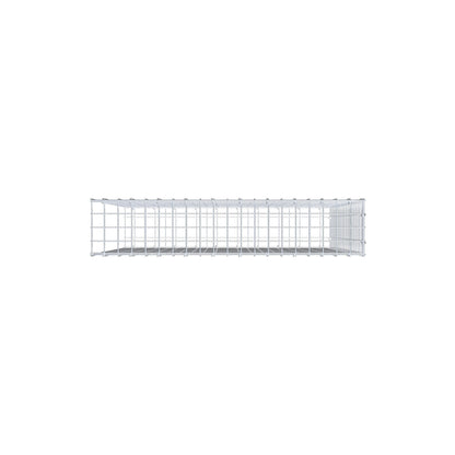 Mounted gabion type 2 100 cm x 100 cm x 20 cm (L x H x D), mesh size 5 cm x 5 cm, C-ring