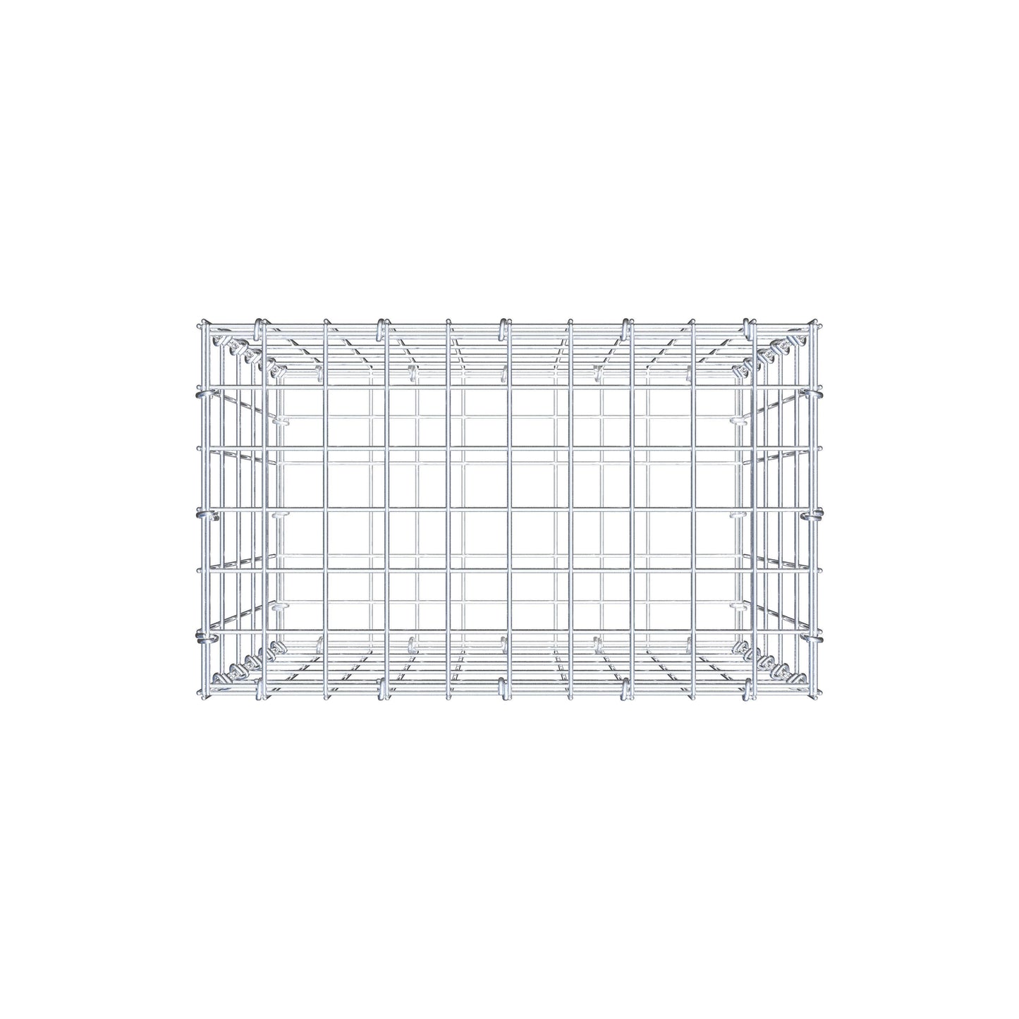 Gabion 50 cm x 50 cm x 30 cm (L x H x D), mesh size 5 cm x 10 cm, C-ring