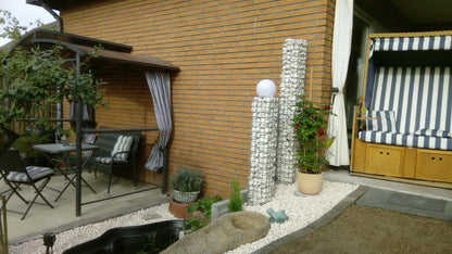 Columna de gaviones 22 x 22 cm MW 5 x 5 cm cuadrado