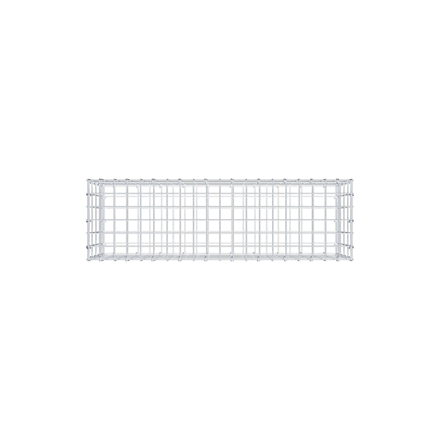 Gabion 100 cm x 40 cm x 30 cm (L x H x D), maskestørrelse 5 cm x 10 cm, C-ring