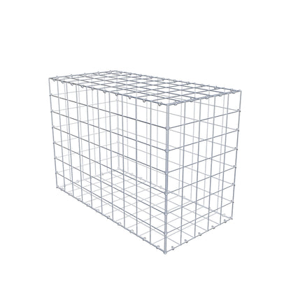Gabion 100 cm x 70 cm x 50 cm (L x H x P), mailles 10 cm x 10 cm, anneau en C