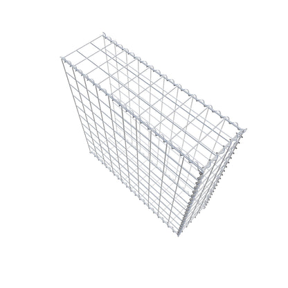 Opvokset gabion type 2 100 cm x 100 cm x 30 cm (L x H x D), maskestørrelse 10 cm x 10 cm, spiral