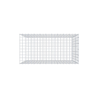 Anbaugabione Typ 2 100 cm x 90 cm x 50 cm, Maschenweite 5 cm x 10 cm, C-Ring