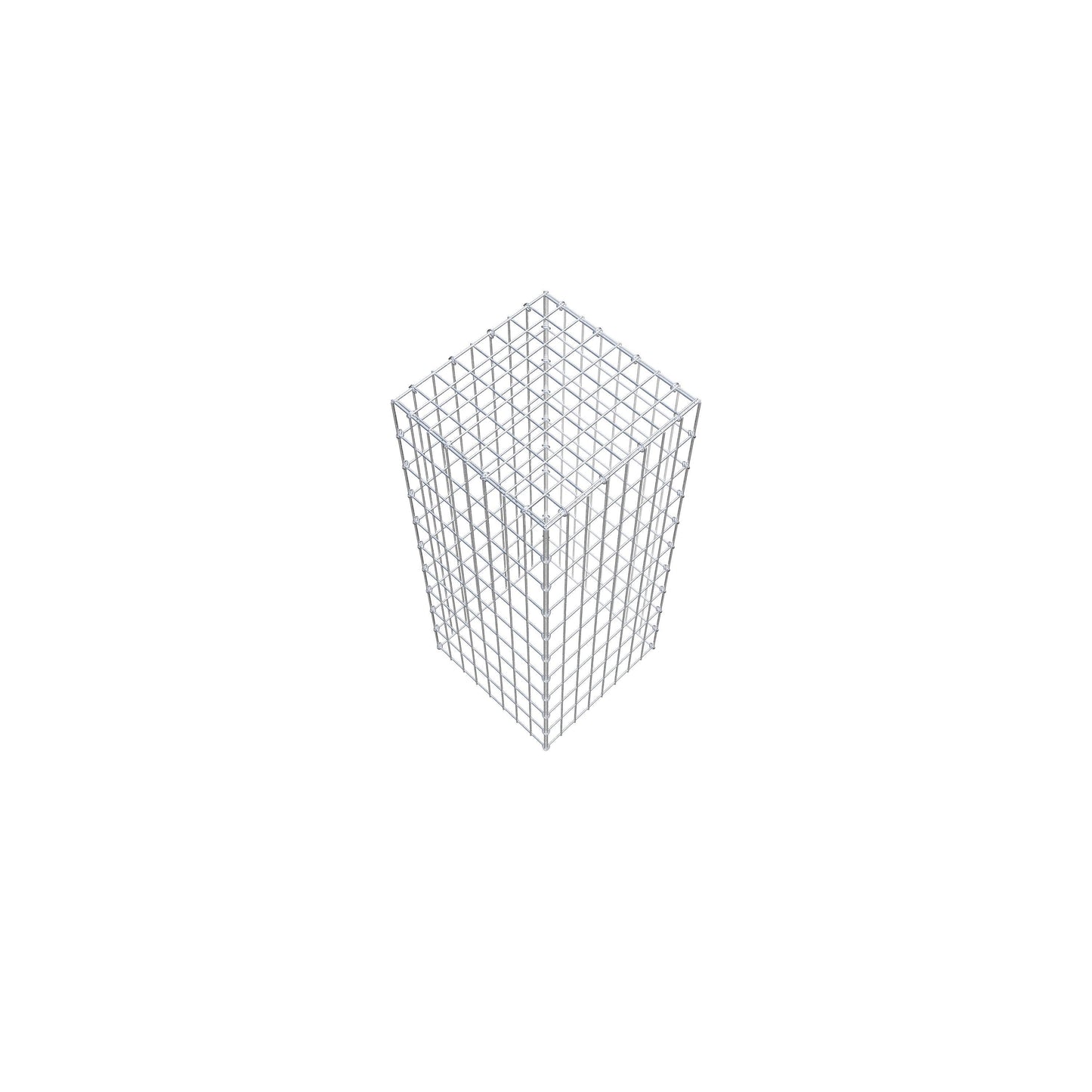 Gabião Tipo 3 100 cm x 40 cm x 40 cm (C x A x P), malhagem 5 cm x 10 cm, anel C