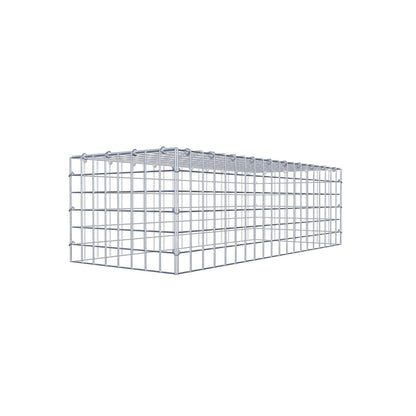 Monteret gabion type 3 100 cm x 30 cm x 40 cm (L x H x D), maskestørrelse 5 cm x 5 cm, C-ring