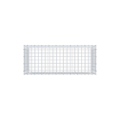 Gabion 100 cm x 50 cm x 40 cm (L x H x P), mailles 5 cm x 5 cm, anneau en C